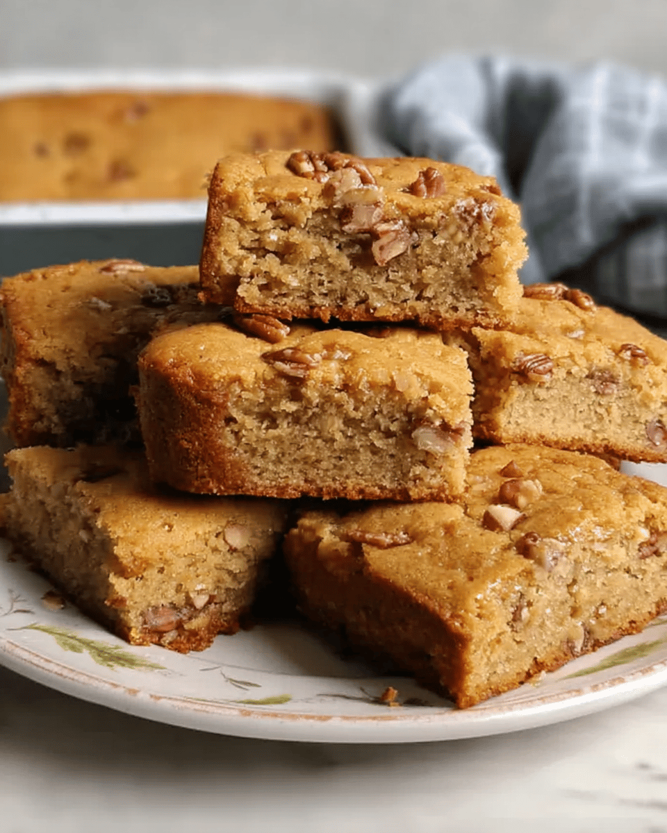 Sweet Alabama Pecan Bread sliced and served fresh